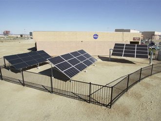 The 5 KW, state-of-the-art solar demonstration site at NASA Dryden is validating earthly use of solar cells developed for NASA's Helios solar-electric aircraft.