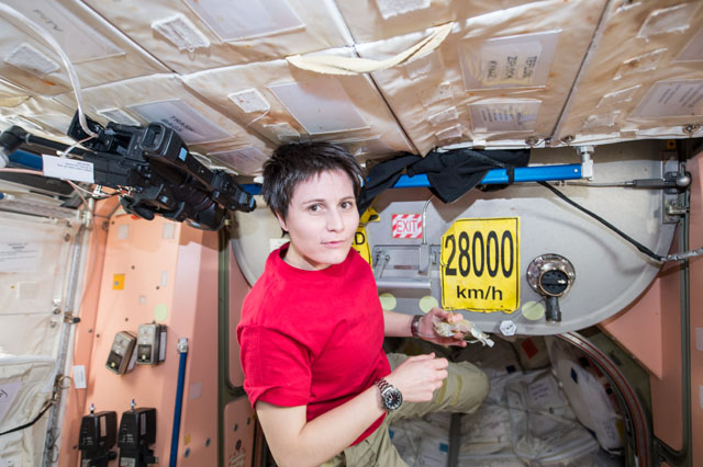 Italian astronaut Samantha Cristoforetti