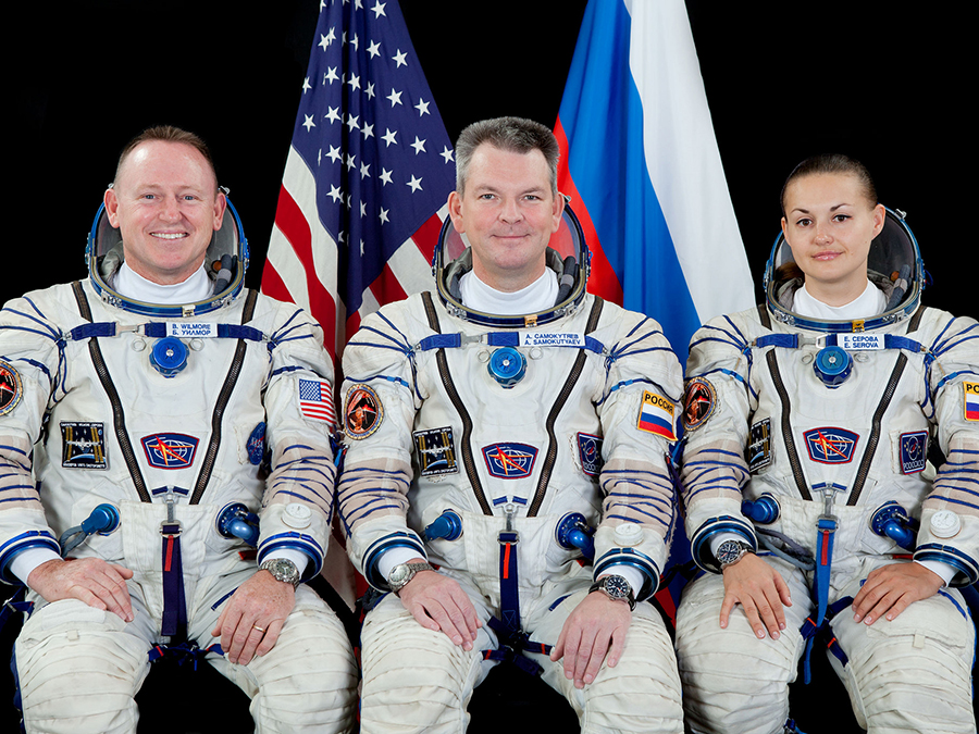 Expedition 42 Trio