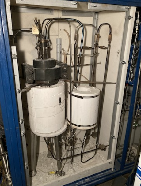 Experimental water recovery system - SCWO.