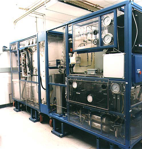 Experimental water recovery system - super critical water oxidation system (SCWO)