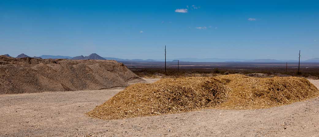 Concrete and asphalt debris piles were safely recycled into10,712 tons of reusable materials and  we increased our municipal sol