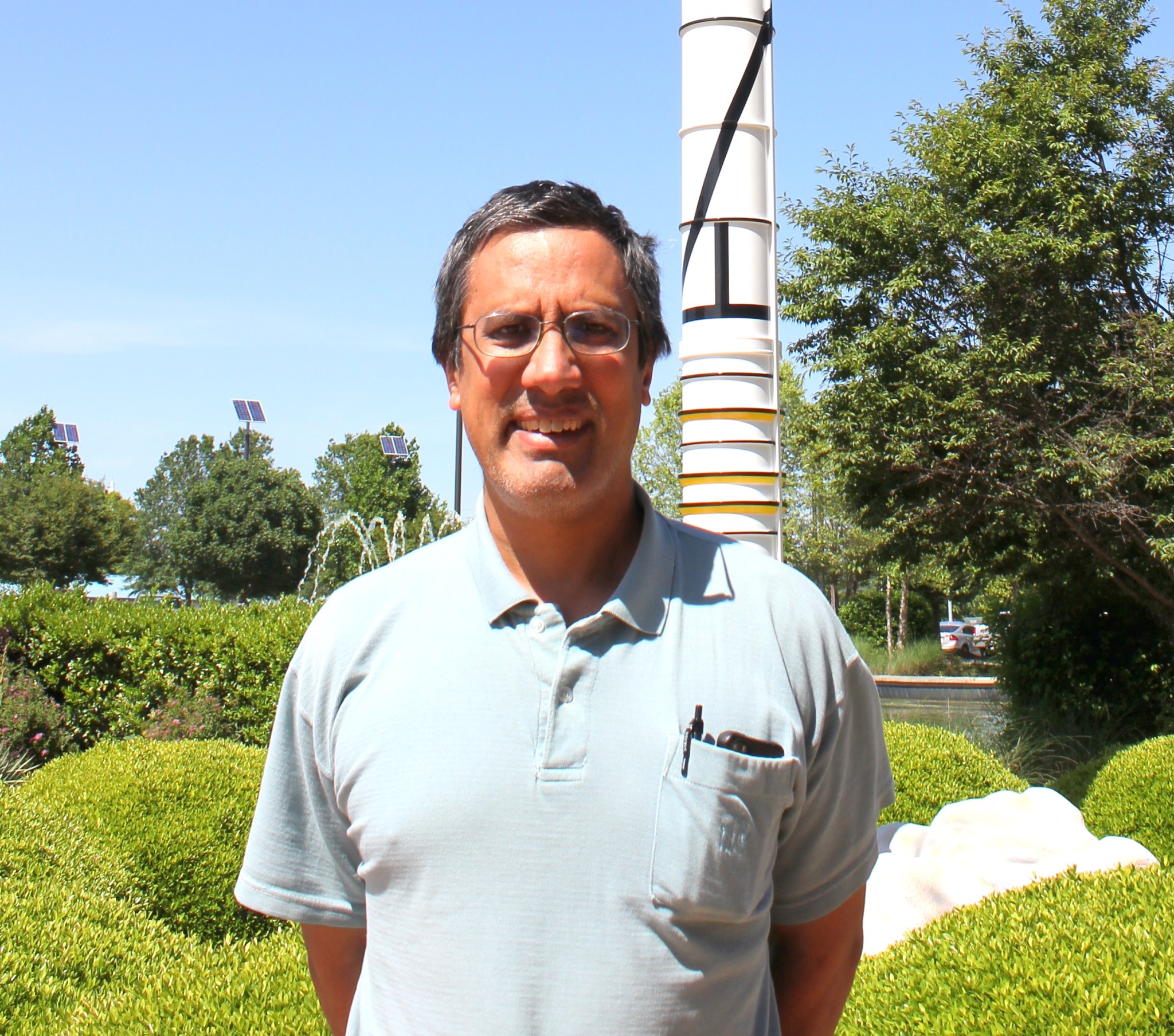 Rafiq Ahmed, an aerospace engineer for the Structural and Mechanical Design Branch at Marshall.