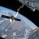 Canadarm 2 Grapples the SpaceX Dragon