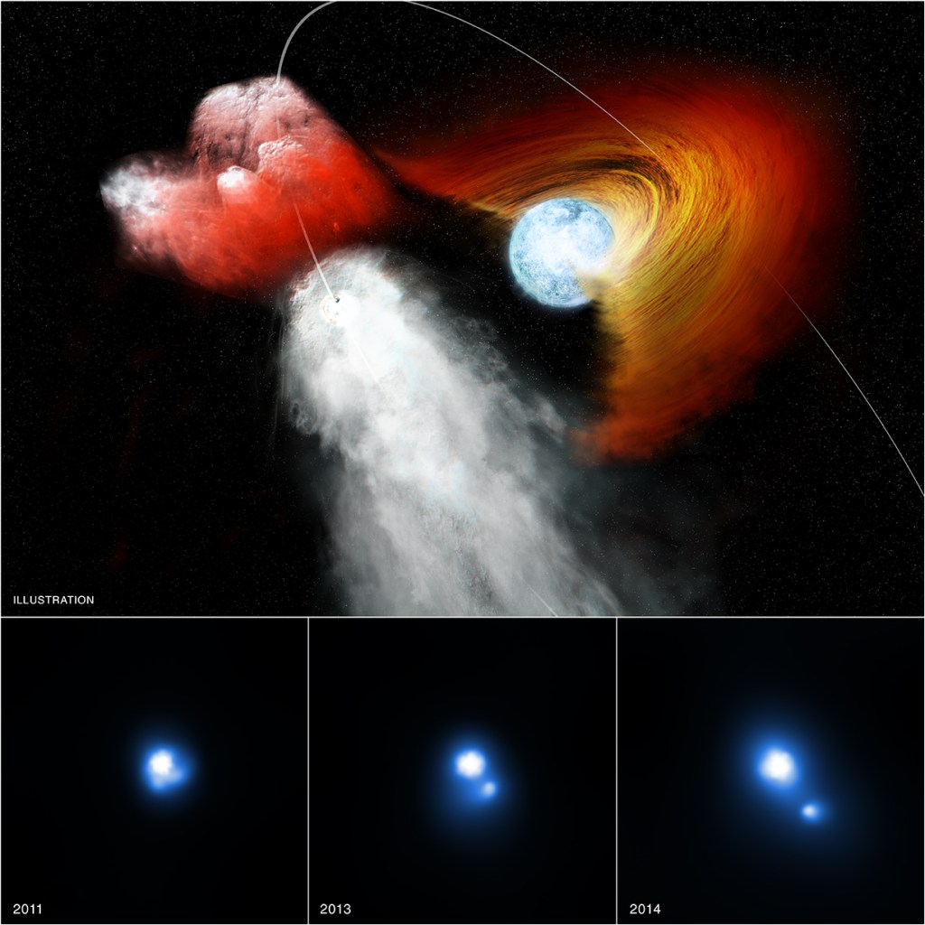 
			Pulsar Punches Hole in Stellar Disk - NASA			