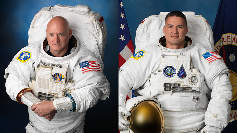 NASA Astronauts Scott Kelly and Kjell Lindgren