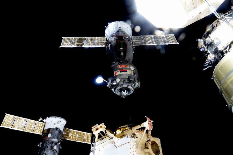 Soyuz Undocks