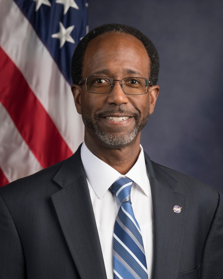 Clayton Turner, director of NASA Langley Research Center, Hampton, Virginia