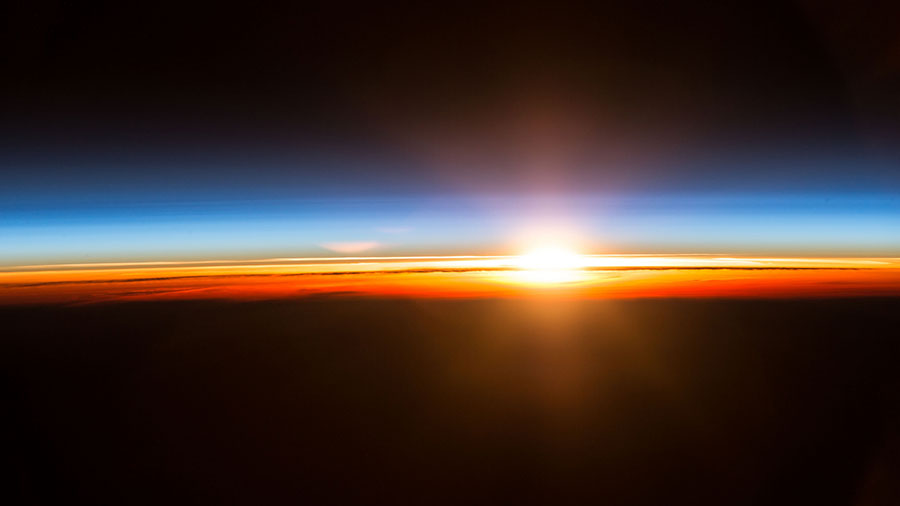 Sunrise During Expedition 49