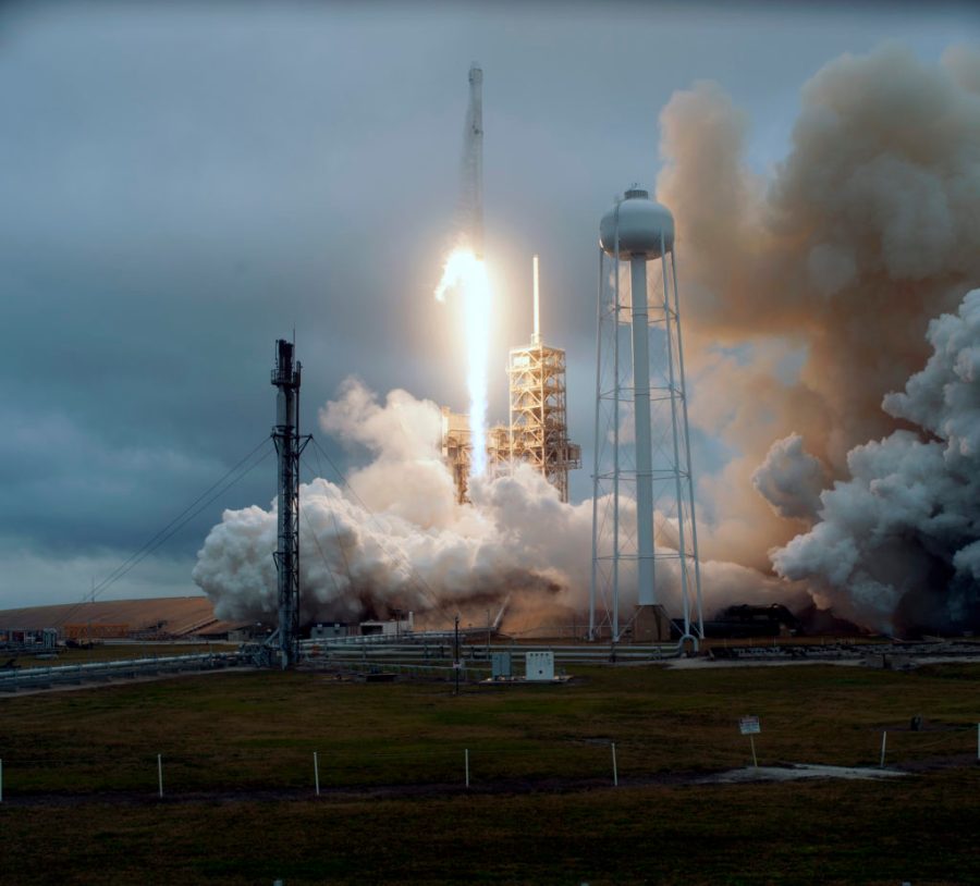 A SpaceX Falcon 9 rocket lifts off from Launch Complex 39A at NASA's Kennedy Space Center in Florida. This is the company's 10th commercial resupply services mission to the International Space Station. Liftoff was at 9:39 a.m. EST from the historic launch site now operated by SpaceX under a property agreement with NASA.