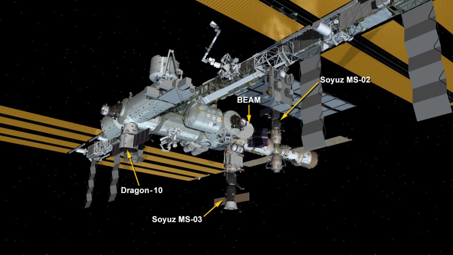 Feb. 23 Space Station Configuration