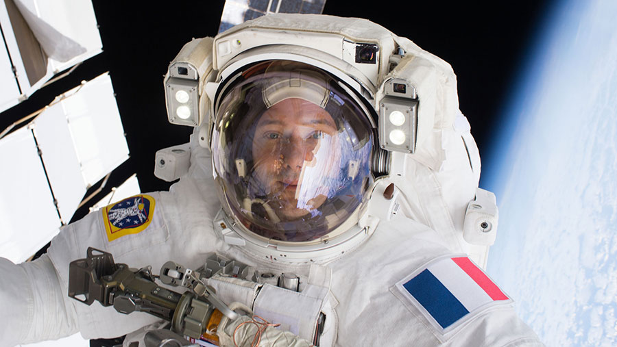 Spacewalker Thomas Pesquet