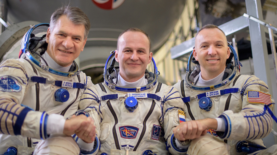 Expedition 52 flight engineers