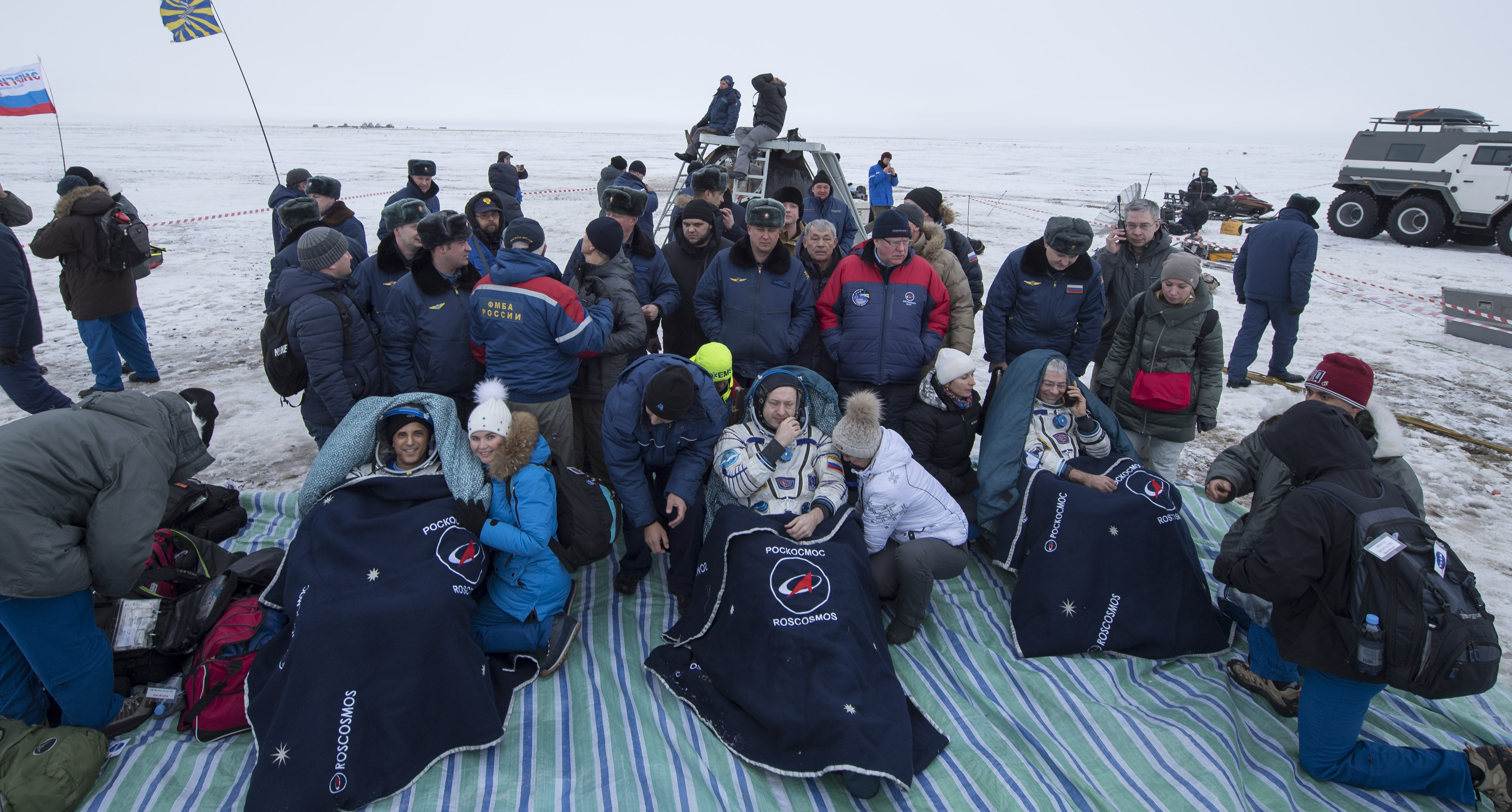 Expedition 54 Soyuz MS-06 Landing