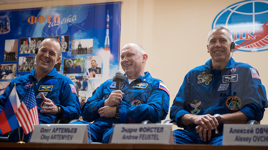 Expedition 55-56 crew members