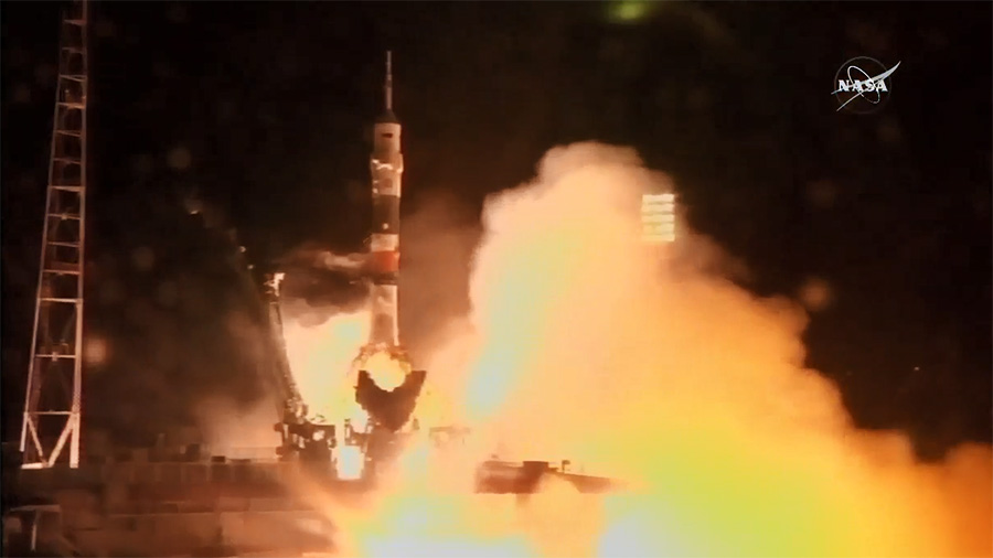 The Soyuz Rocket Launches