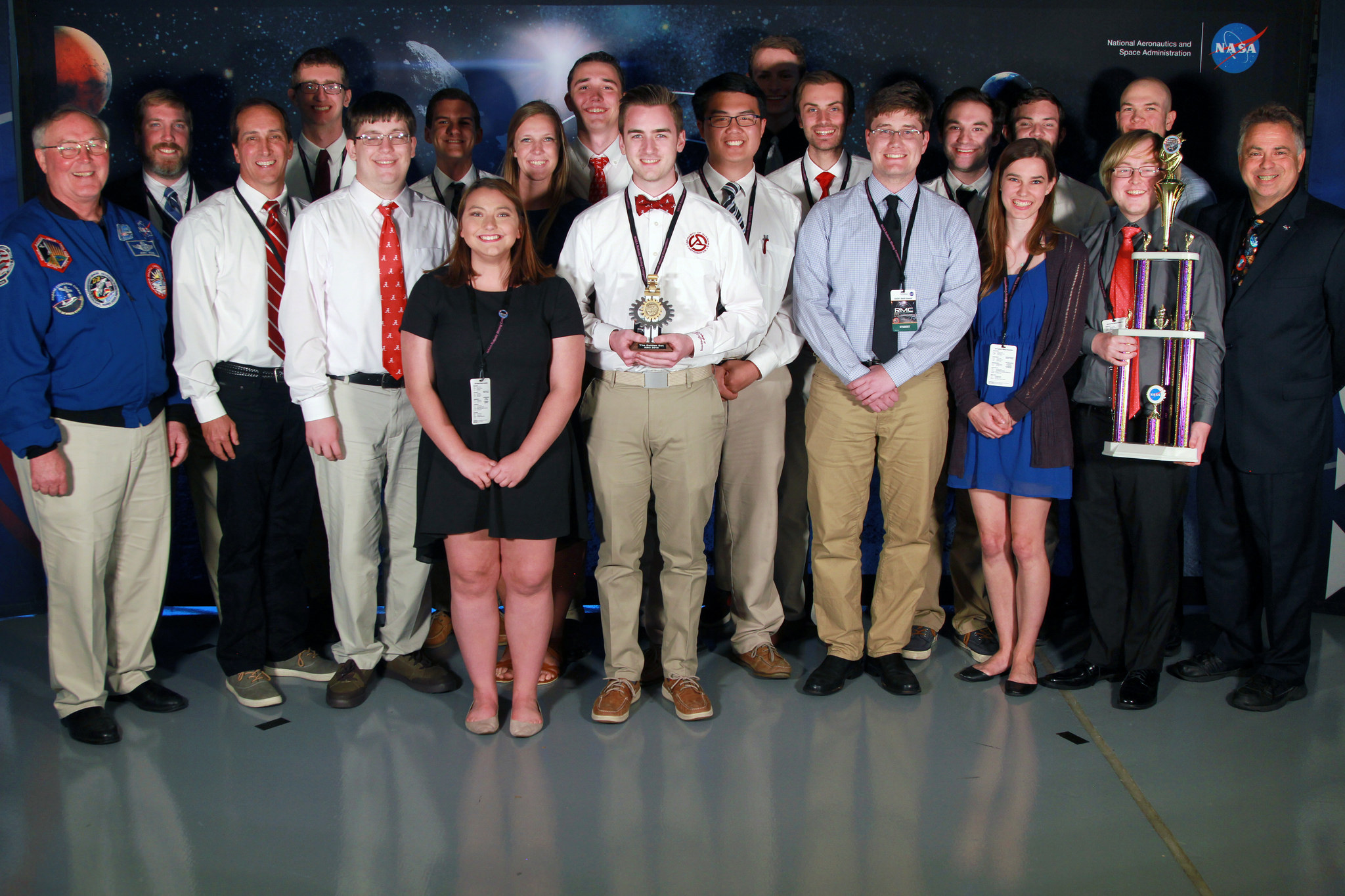 The University of Alabama Team Astrobotics received the top award, the Joe Kosmo Award for Excellence, on May 18.