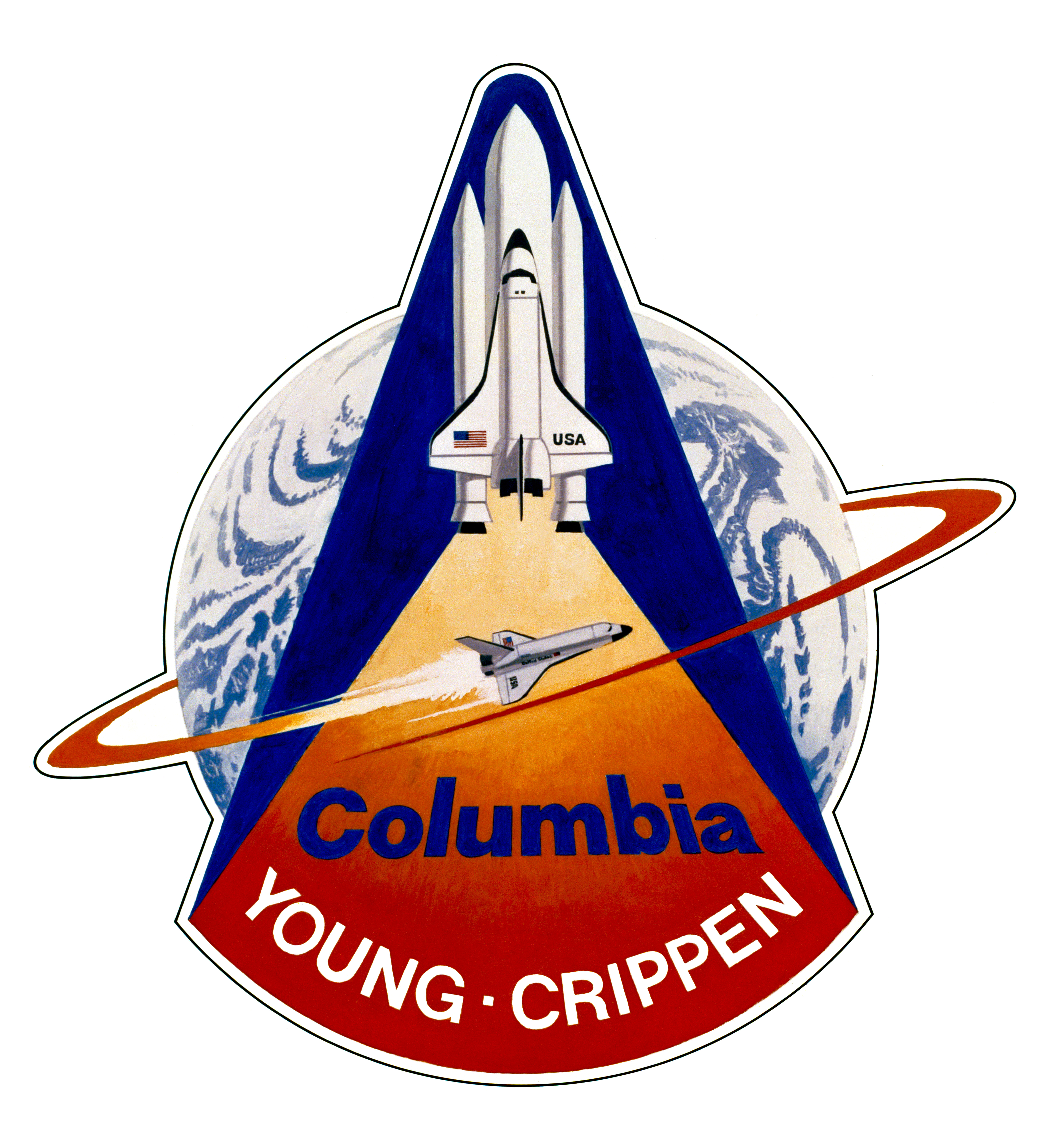 earth space nasa logo