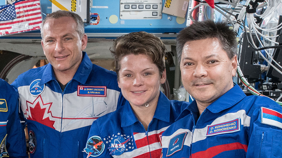 Expedition 58 crew members