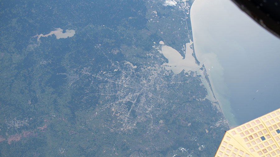 The Gulf of Mexico, Galveston Bay and Houston, Texas