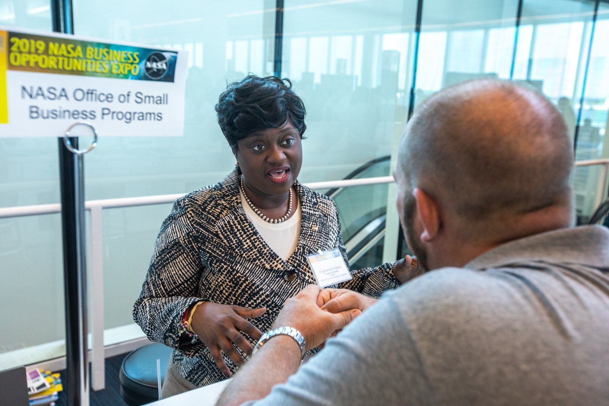 NASA Business Opportunities Expo 2019 at Cruise Terminal 10 at Port Canaveral in Florida.