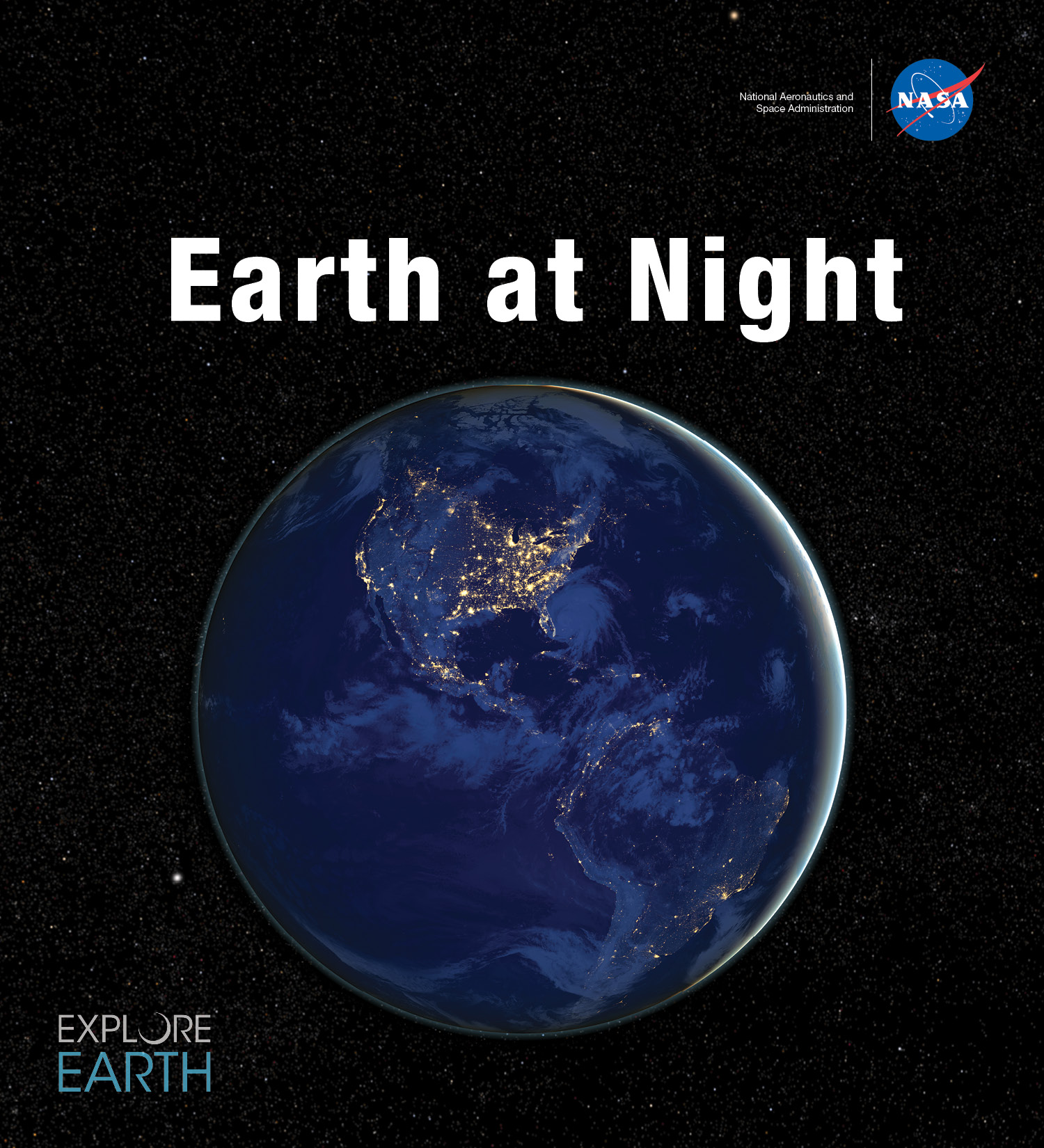 nasa earth night sky