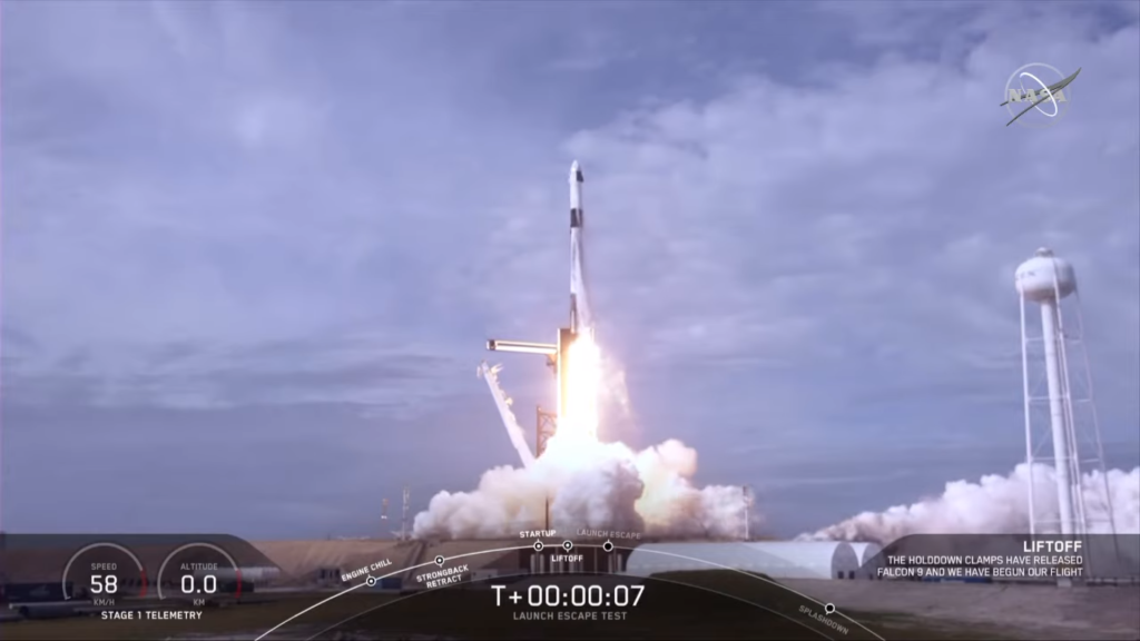 
			NASA, SpaceX Complete Final Major Flight Test of Crew Spacecraft - NASA			