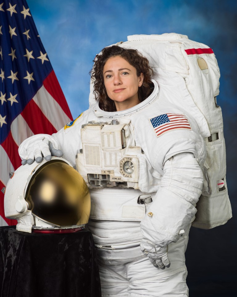 Jessica Meir’s astronaut portrait