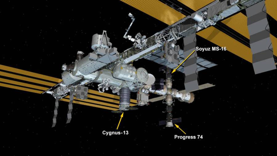 April 16, 2020: International Space Station Configuration