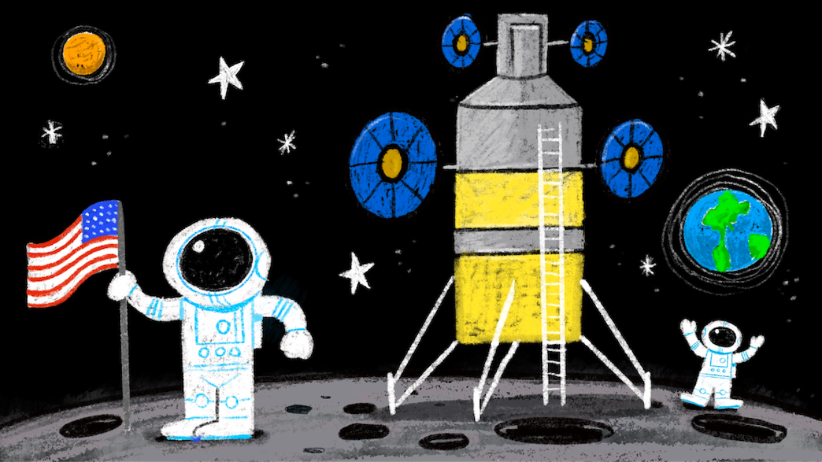 Space Mini Coloring Book Activity 