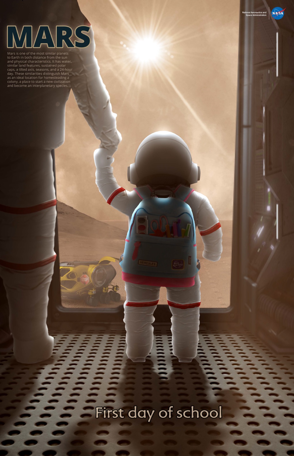 First Day of School on Mars