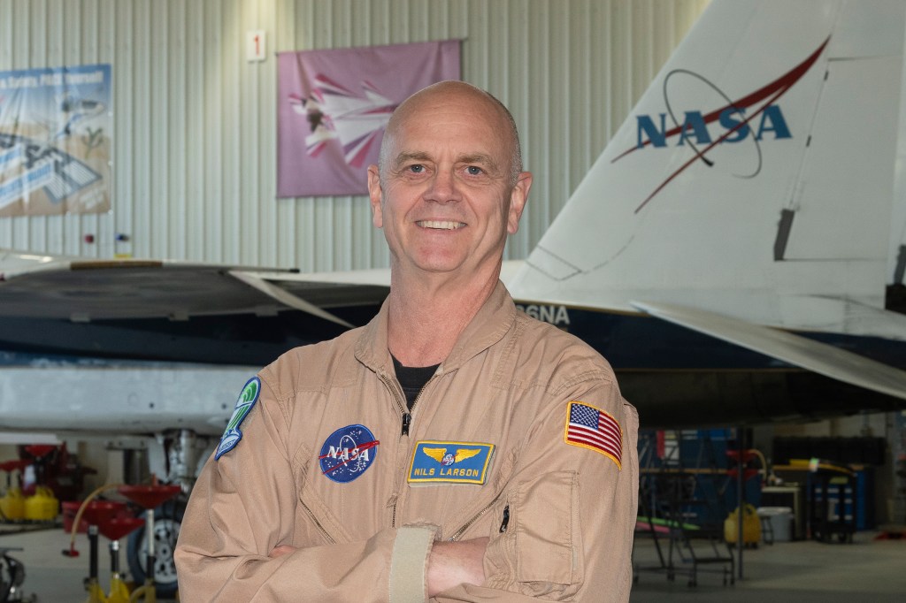 Portrait of NASA Pilot David Nils Larson.