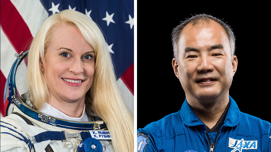 Expedition 64 Flight Engineers Kate Rubins and Soichi Noguchi are conducting the fourth spacewalk of their careers today.