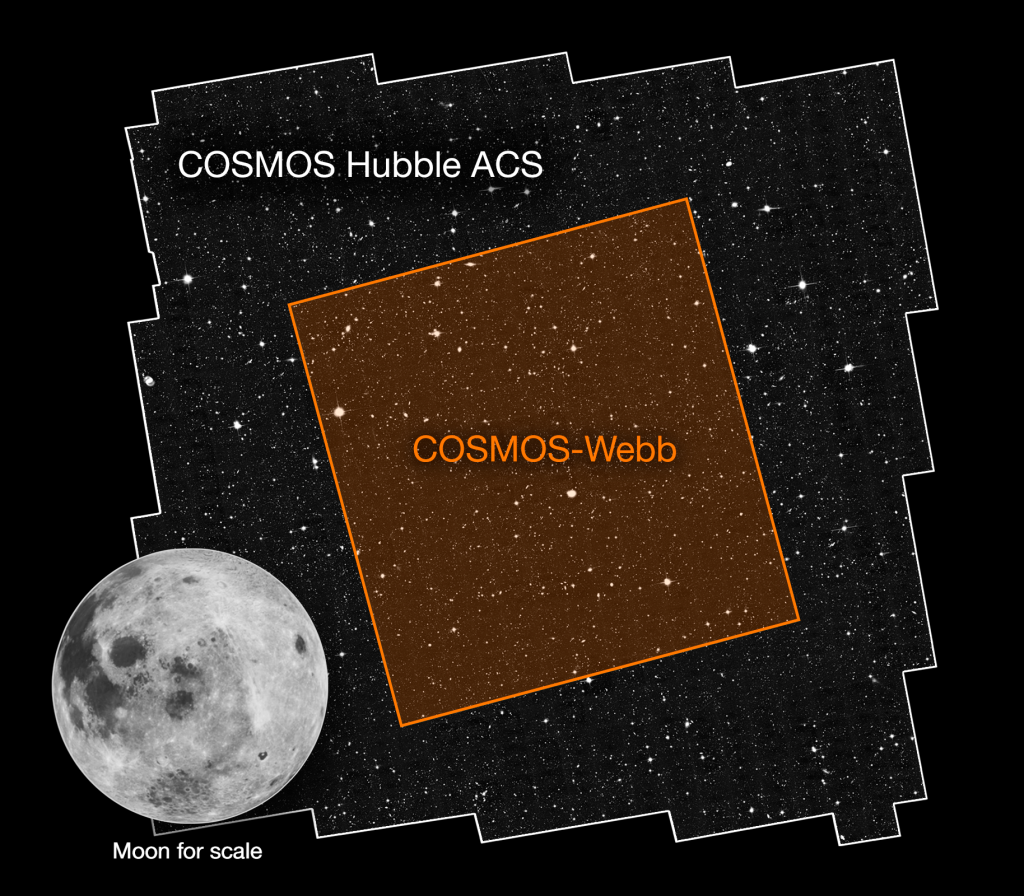 
			Mapping the Universe's Earliest Structures with COSMOS-Webb - NASA			