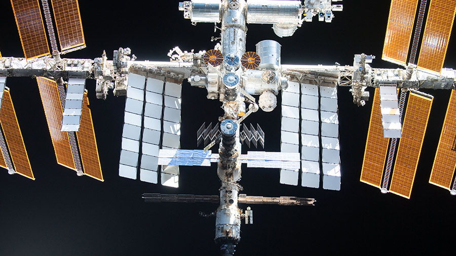 The space station was pictured from the SpaceX Crew Dragon Endeavour during its departure on Nov. 8, 2021. View the latest photographs of the orbiting lab here.