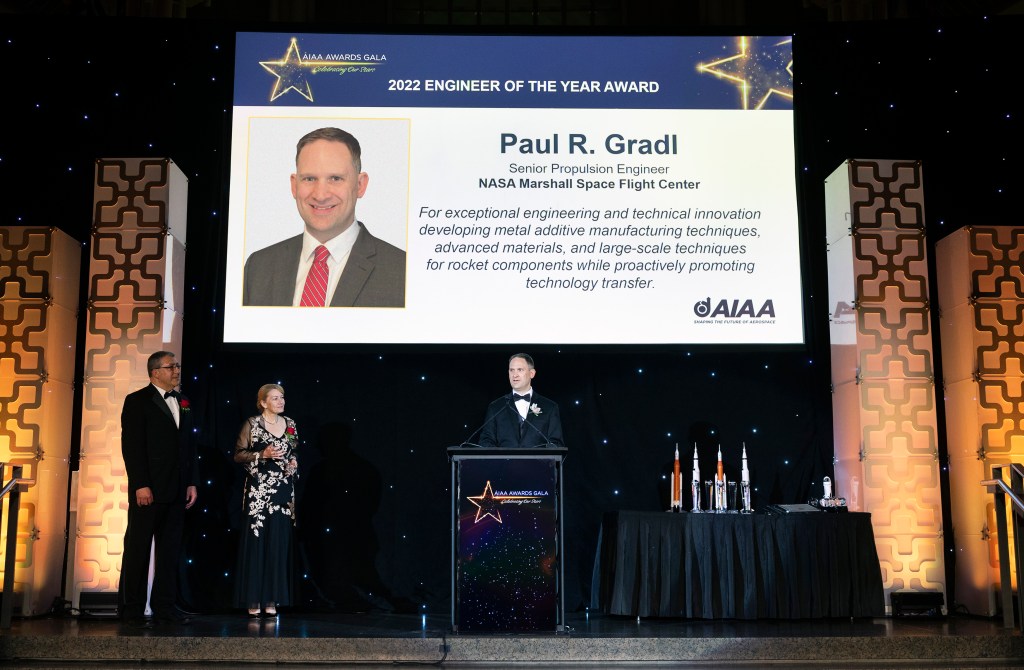 NASA Marshall Employee Named AIAA’s Engineer of the Year!