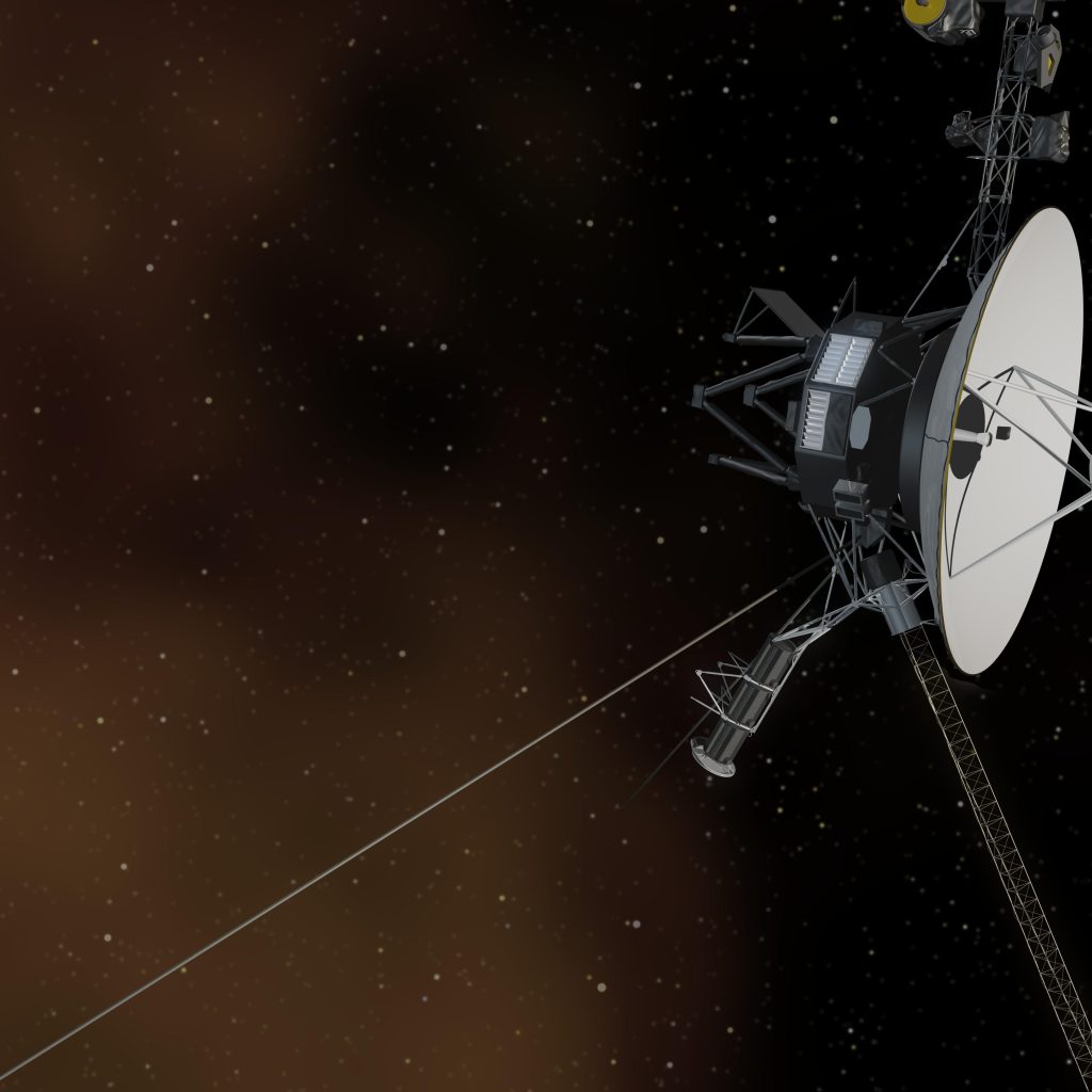 Artist's concept depicts NASA's Voyager 1 spacecraft entering interstellar space
