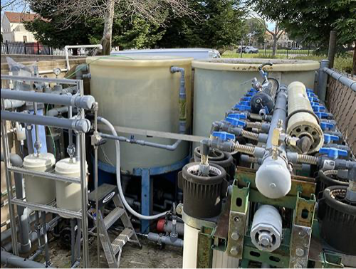 Gray water reclamation system at Ames Research Center’s Sustainability Base