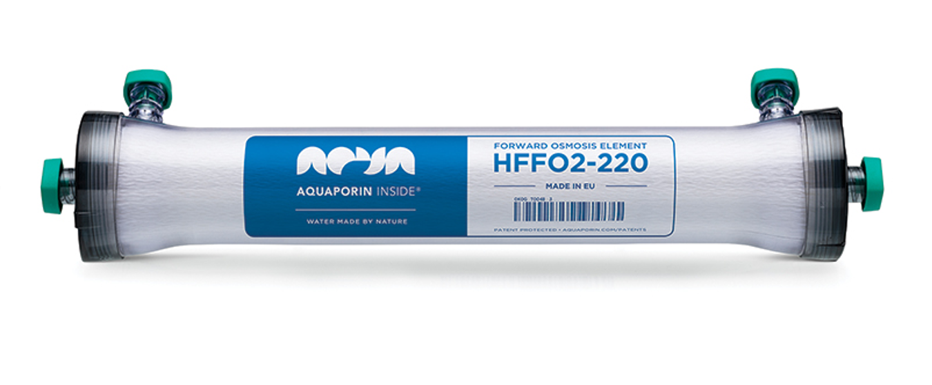 Aquaporin A/S forward osmosis-based water filter