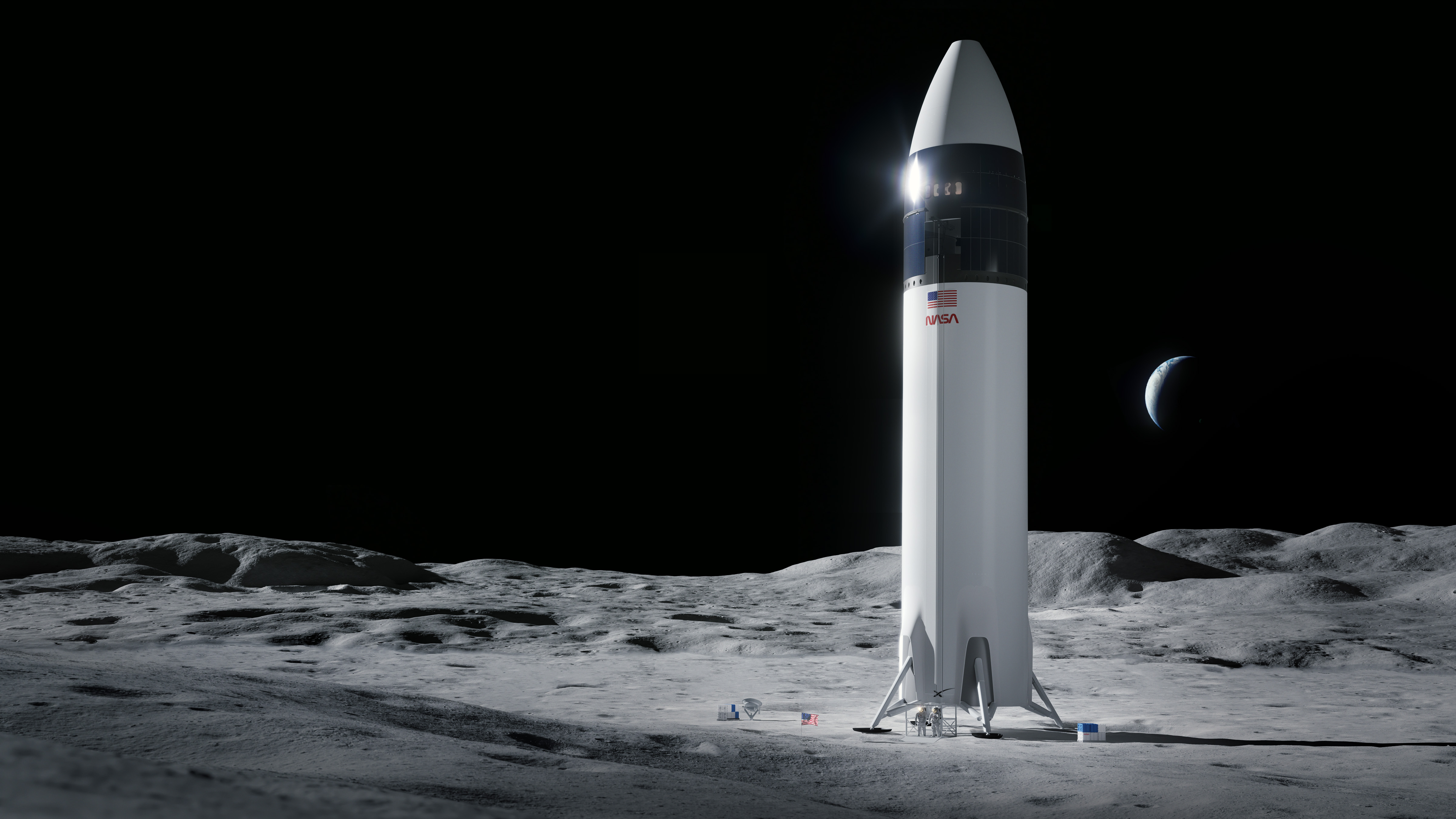 nasa moon launch rocket