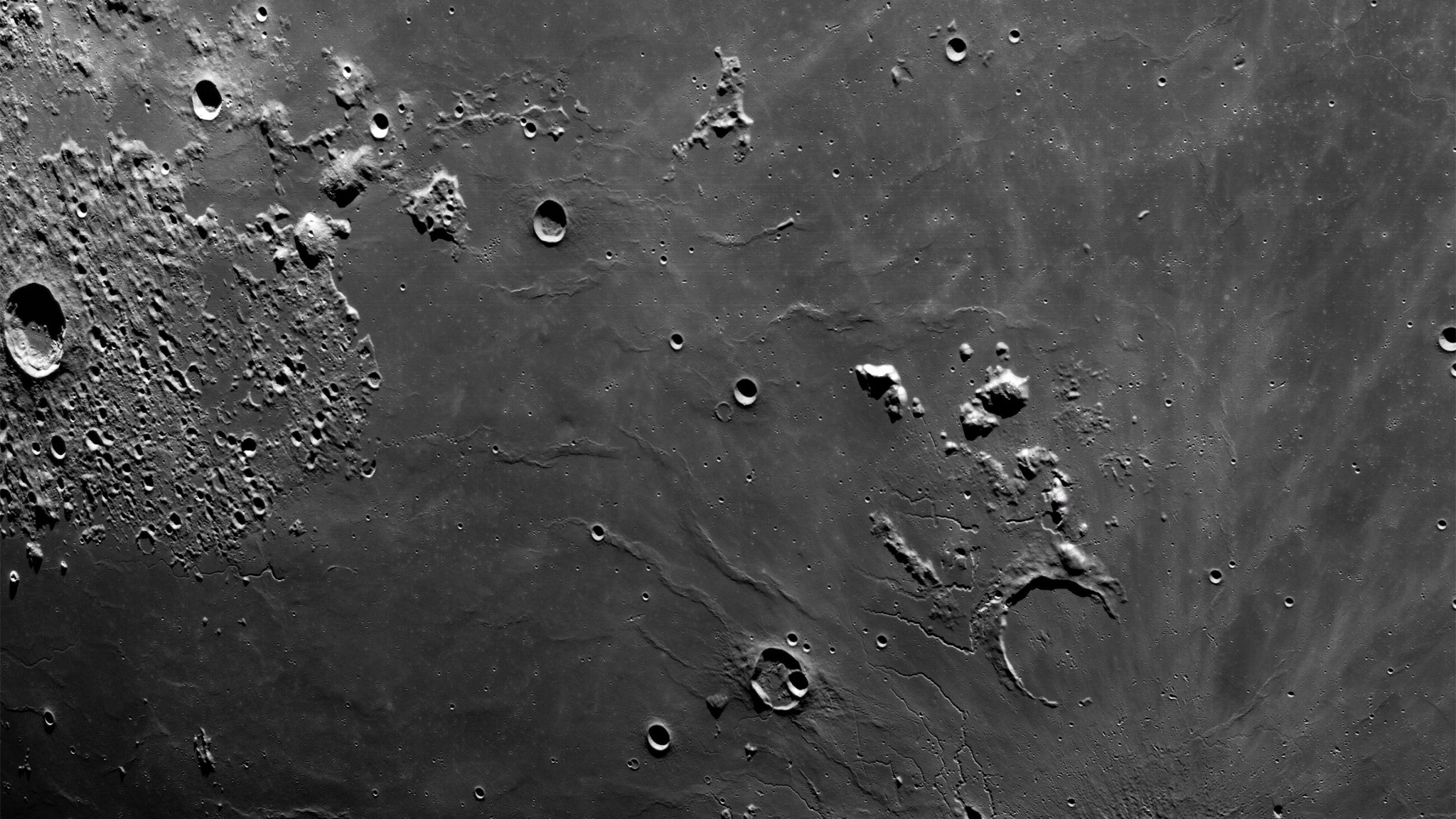 Cameras mounted on the Orion spacecraft captured a detailed view of the lunar surface on a close approach to the Moon during the Artemis I mission.