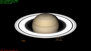 Solar System Simulator of Saturn