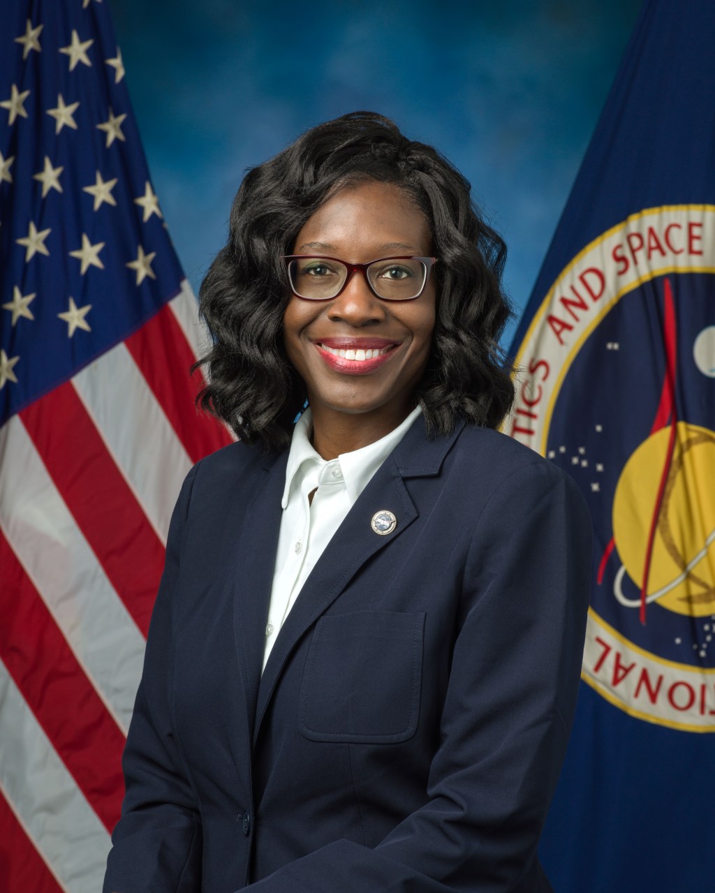 Official NASA portrait of Lakiesha Hawkins, Assistant Deputy Associate Administrator, Moon to Mars Program Office.