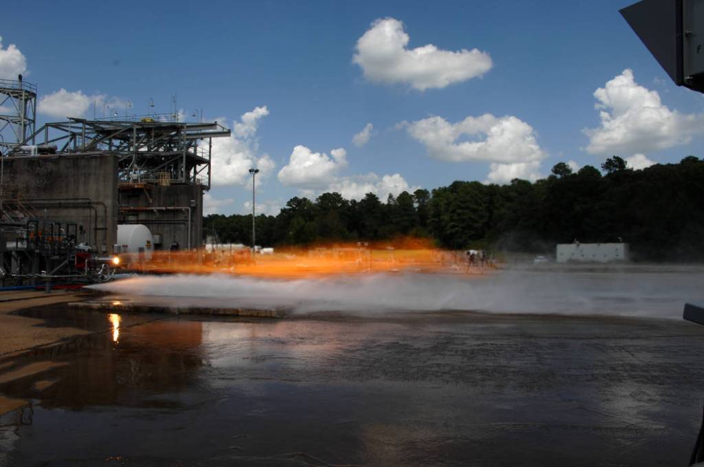 Engineers just completed hot-fire testing with two 3-D printed rocket injectors.