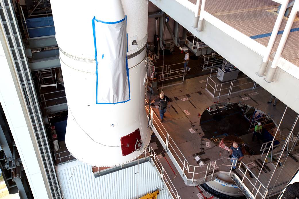 Centaur Stage Mounted Atop Atlas V