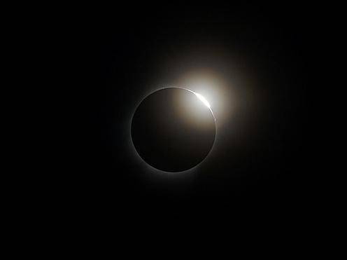 2008 Solar Eclipse Diamond Ring