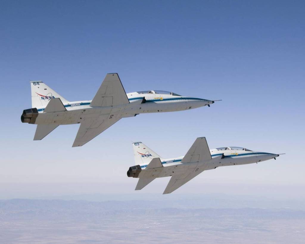 Two T-38A Mission Support Aircraft