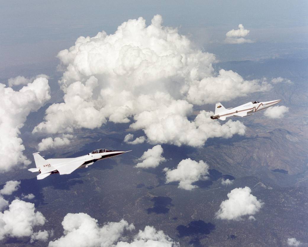 F-15B Supporting the Shaped Sonic Boom Demonstration 