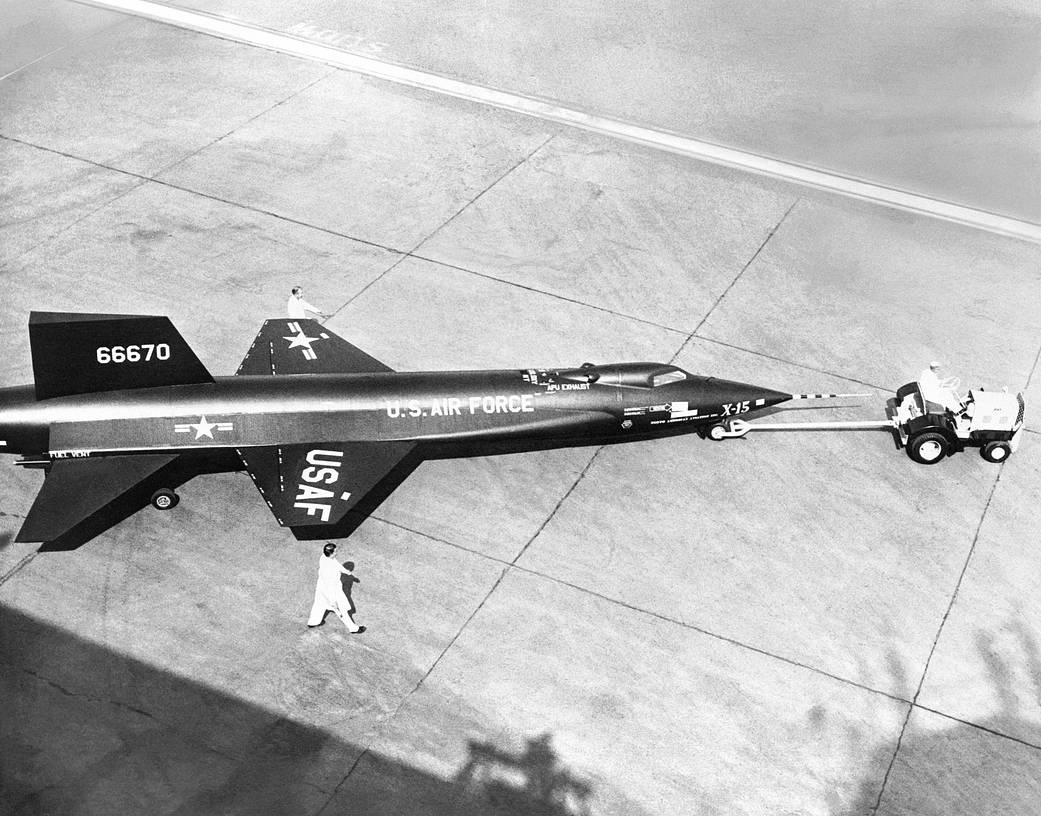 X-15 with XLR-11 Engines in the Modified Rear Fuselage - NASA