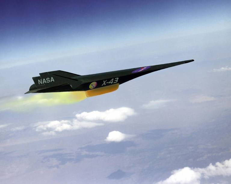 Artist's Conception: X-43A Dual-Mode Ramjet/Scramjet Propulsion System